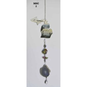 Michigan Agate Suncatcher MSC2