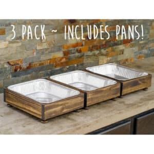 Disposable Foil Pan Holders 3 Pack