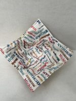 Microwave Bowl Holder Cozy Hot Pad White Michigan Words