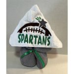 Children Embroidered Hooded Towel Spartans