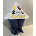 Children Embroidered Hooded Towel Michigan Wolverines