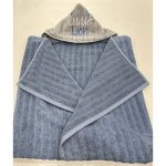 Embroidered Hooded Towel Little Lion Unfolded