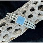 Leland Blue Geometric Cuff Bracelet