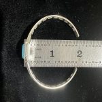 Leland Blue Geometric Cuff Bracelet length