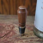 Bourbon Bottle Stopper Black Walnut