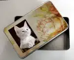 Custom Pet Memorial Storage Tin