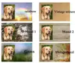 Custom Pet Memorial Tin Background Images