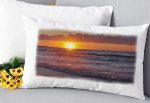 Horizontal Lumbar Pillow Beach Sunset