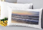 Horizontal Lumbar Pillow Beach Waves
