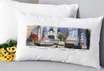 Michigan Lighthouse Lumbar Pillow Lighthouse D