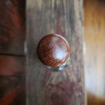 Top Bourbon Bottle Stopper African Mahogany