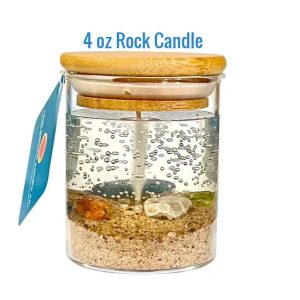 Gel Wax 4 oz Rock Candle