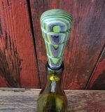 Wine Bottle Stopper in Bottle - SpectraPly Green