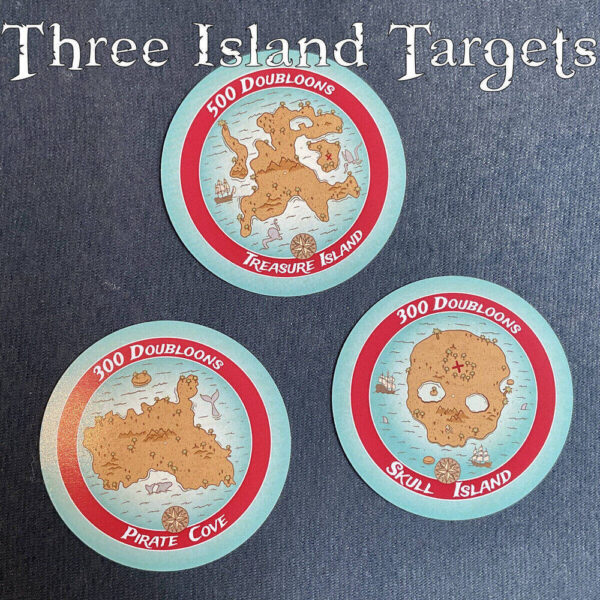 Pirate O-Zone Dice Game 3 Island Targets