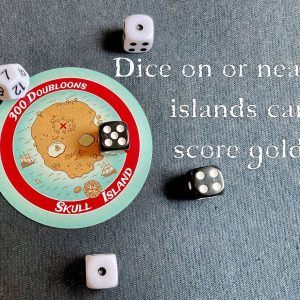 Pirate O-Zone Dice Game score gold