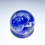 Royal Blue Circle of Life Paperweight