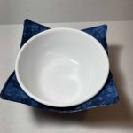 Michigan Counties Microwave Bowl Holder Cozy Hot Pad BLUE with Bowl