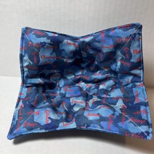 Michigan Counties Microwave Bowl Holder Cozy Hot Pad BLUE