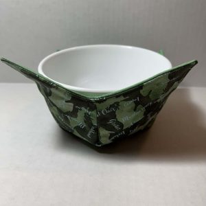 Michigan Counties Microwave Bowl Holder Cozy Hot Pad GREEN ears