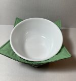Michigan Counties Microwave Bowl Holder Cozy Hot Pad GREEN solid green