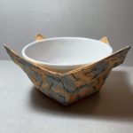 Michigan Counties Microwave Bowl Holder Cozy Hot Pad PEACH
