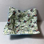 Apple Blossoms Robin Design Microwave Bowl Holder Cozy Hot Pad
