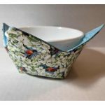 Apple Blossoms Robin Microwave Bowl Holder Cozy Hot Pad