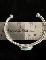 Leland Blue Double Band Cuff Bracelet - Oval 18 x 13 mm Size