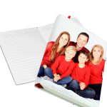 Personalized Custom Photo Journal Leather Look Hardcover
