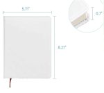 Personalized Custom Photo Journal Leather Look Hardcover Dimensions