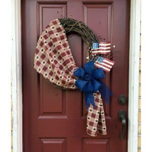 Americana Patriotic Wreath