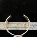 Kona Dolomite Triple Band Cuff Bracelet Round 20mm size
