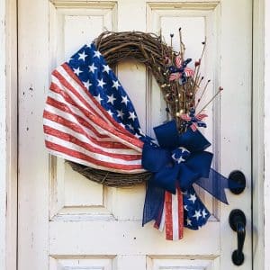 Stars and Stripes Wreath