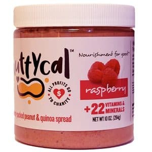 Nuttycal Raspberry Peanut Quinoa Spread