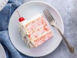 Cherry Chip Cake with Buttercream Frosting by Nonna D's Bakkery
