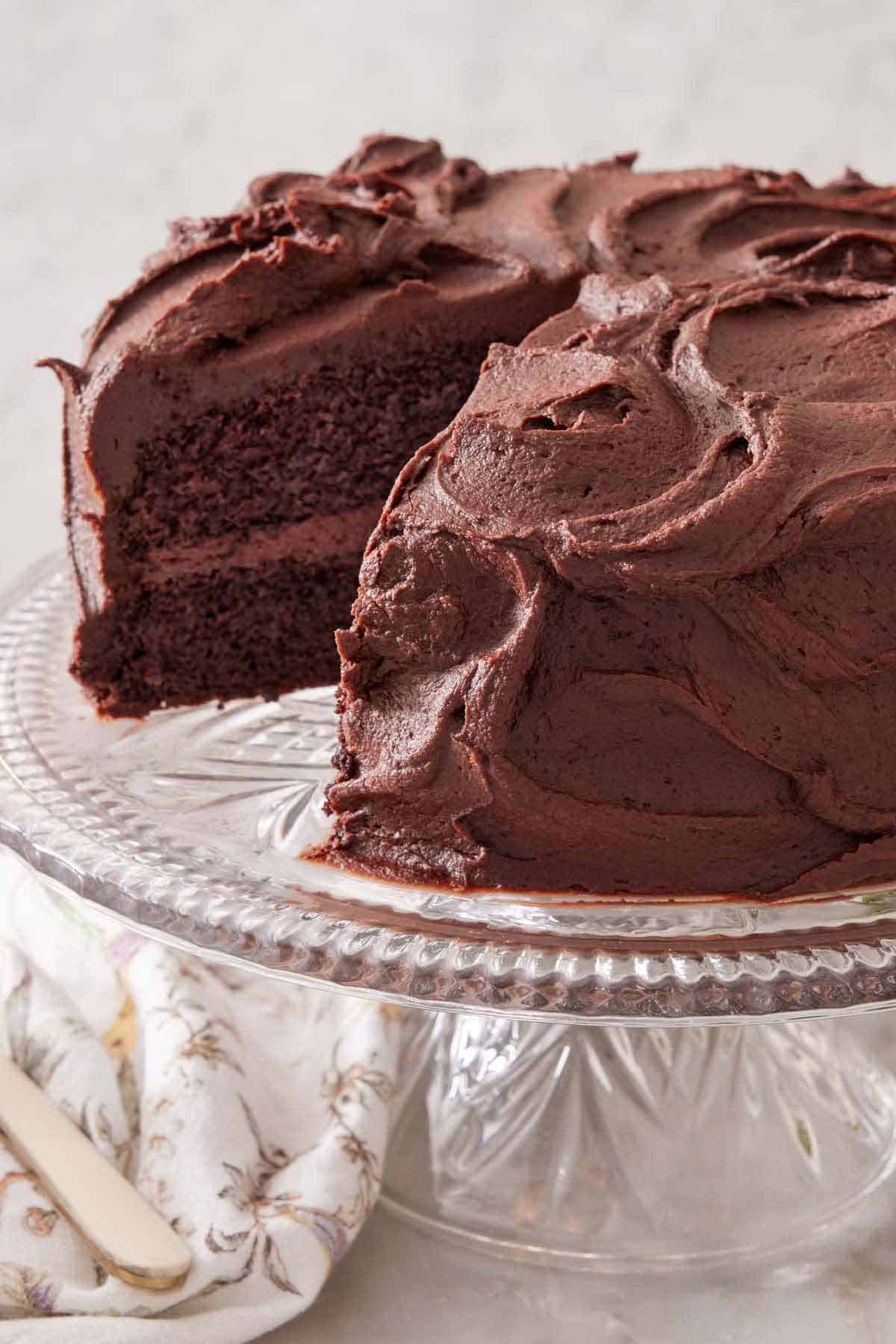 Chocolate Cake with Buttercream Frosting