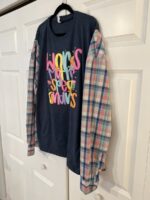 Words Matter Speak Kindness Long Sleeve Shirt Back View