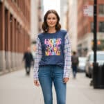 Words Matter Speak Kindness Long Sleeve Shirt Size 2XL