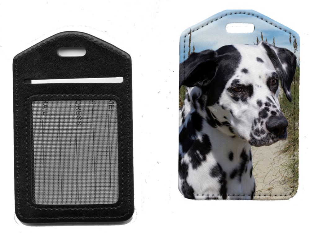 Custom Photo Luggage Tag dog